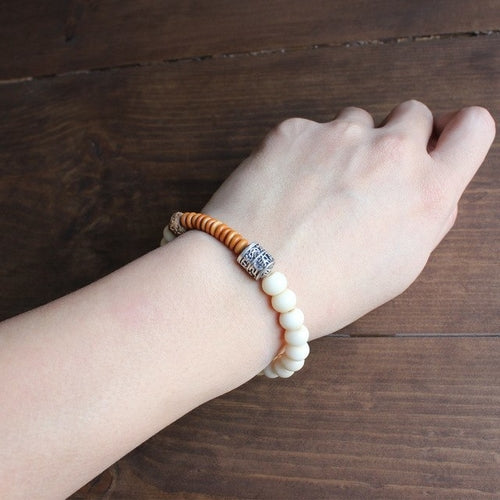 Tibetan Buddhism Totem Charm & Tagua Nut